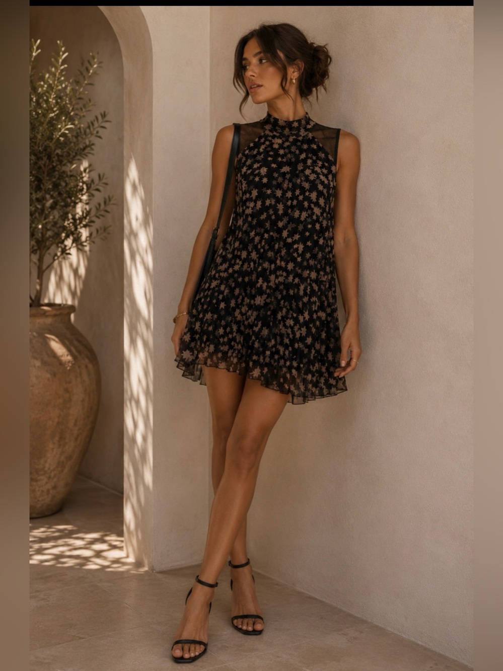 BCBGeneration  Star trapeze Dress